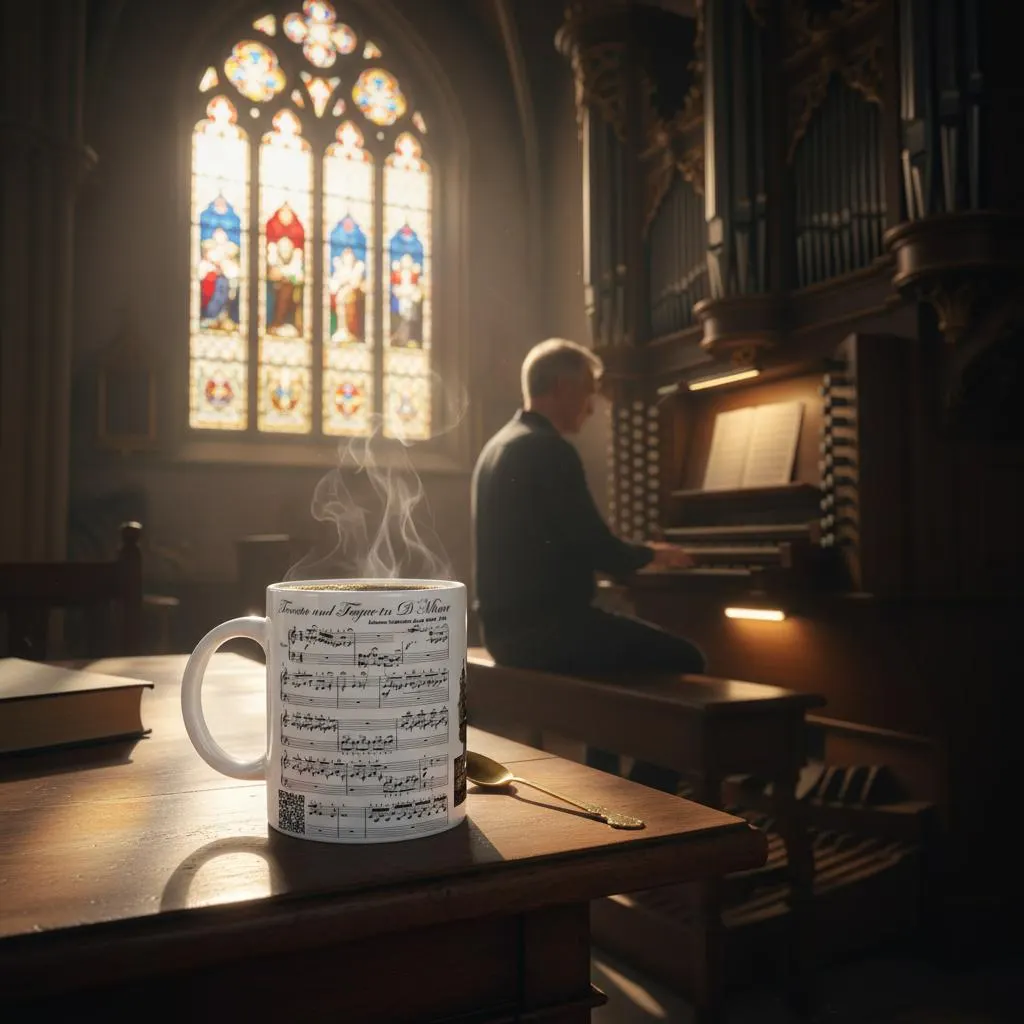 Drink Your Favourite Symphony: Custom Sheet Music Ceramic Mugs